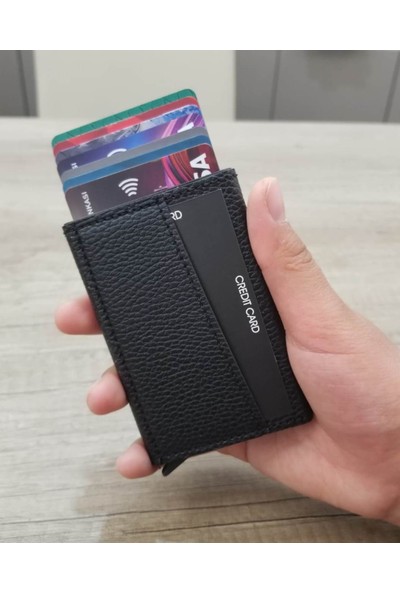 Emk Minimalist Secrid Otomatik Mekanizmalı Metal Kredi Kartlık Kartvizitlik