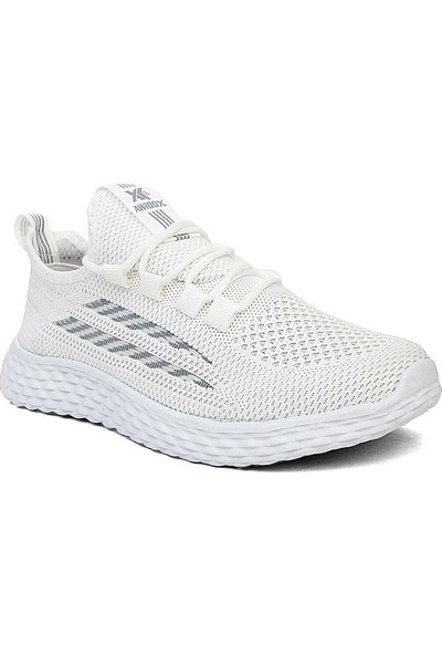 Awidox Beyaz Triko Erkek Günlük Spor Ayakkabı Sneaker 130