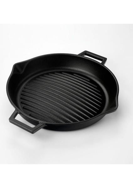 Grill Izgara Döküm Tava 30 Cm