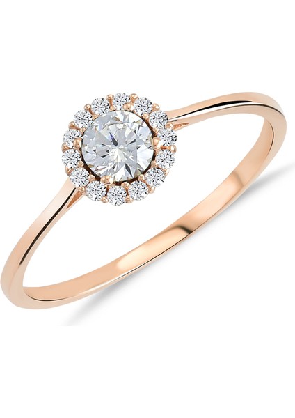 Kenar Taşlı Altın Fantazi Yüzük YZMA.103.03