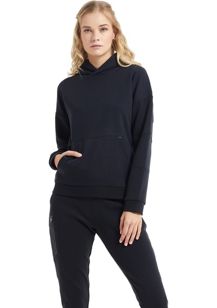 Kadın Sweatshirt 80015 - Siyah