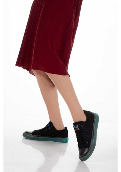 Kadın Renkli Taban Sneaker