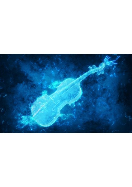 Gitar 3D Poster - 3 Boyutlu Tek Parça Duvar Kağıdı fiyatları