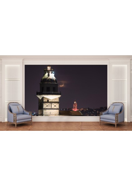 Istanbul 3D Poster - 3 Boyutlu Tek Parça Duvar Kağıdı