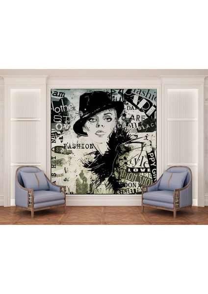 Trend 3D Poster - 3 Boyutlu Tek Parça Duvar Kağıdı