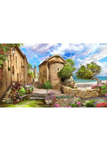 Manzara 3D Poster - 3 Boyutlu Tek Parça Duvar Kağıdı