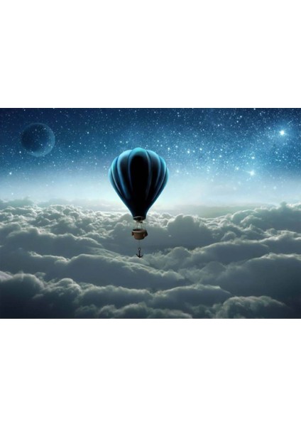 Balon 3D Poster - 3 Boyutlu Tek Parça Duvar Kağıdı