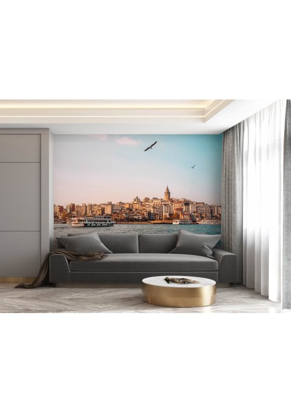Istanbul View 3D Poster - 3 Boyutlu Tek Parça Duvar Kağıdı