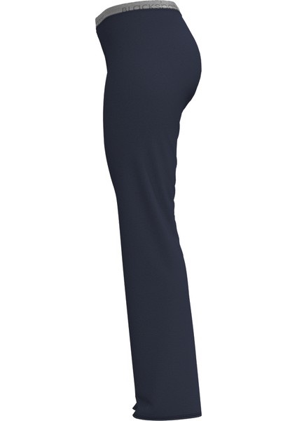 1625 Normal Bel Düz Lacivert Kadın Pijama Alt modelleri