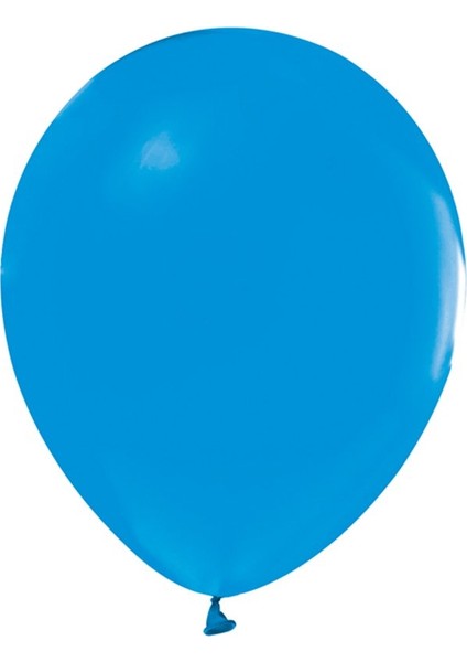 BBP12100-04 Balonevi, Mavi, 12'' Baskı Balonu 100'LÜ Paket