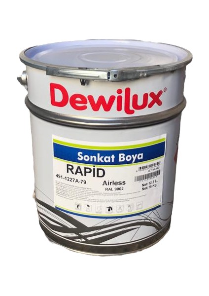 Dewilux Rapid Endüstriyel Boya 2.5 Lt Beyaz Aliminyum