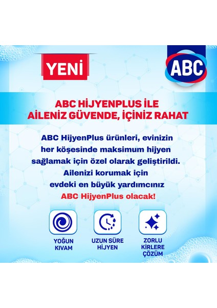 Abc U ltra Çamaşır Suyu Hijyen Plus 750 ml 2'li