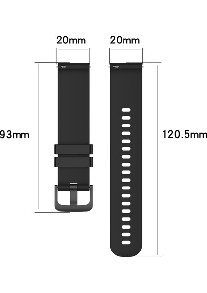 Huawei Watch 2 İçin 20 mm. Silikon Kayış (Yurt Dışından) fırsatları