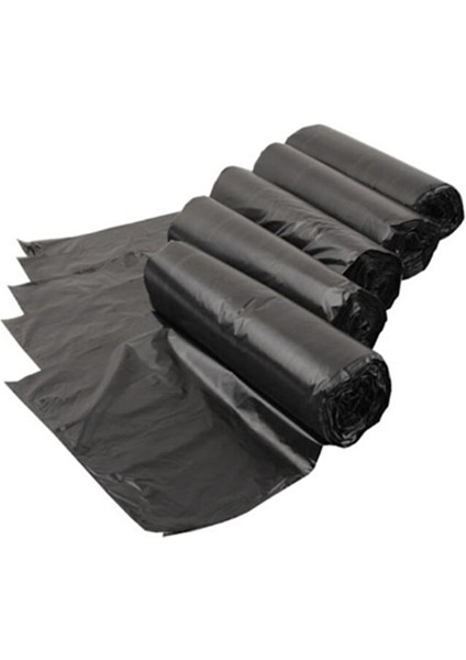 Jumbo Boy Çöp Poşeti 80X110 cm (100AD) Siyah Dayanıklı Esnek Çöptorbası