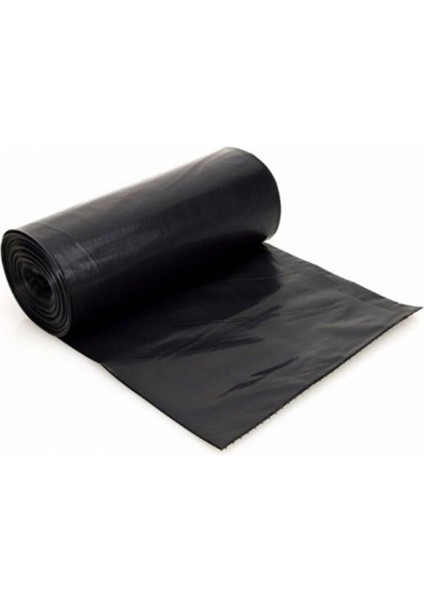 Jumbo Boy Çöp Poşeti 80X110 cm (100AD) Siyah Dayanıklı Esnek Çöptorbası