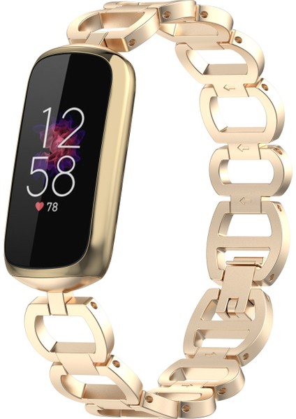 Fitbit Luxe Special Edition Metal Kordonlu Saat İçin Gümüş Rengi (Yurt Dışından)