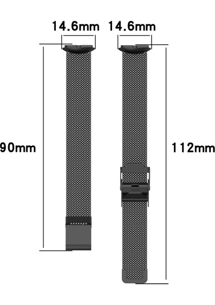 Fitbit Luxe Klipsli Metal Kordonlu Saat İçin Gümüş Rengi (Yurt Dışından) fiyatları