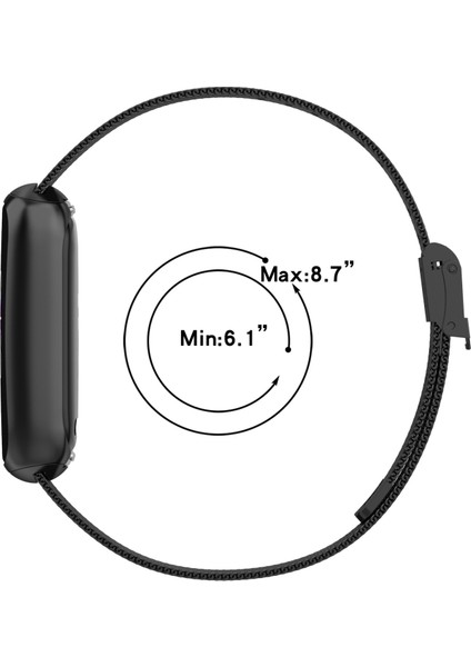 Fitbit Luxe Klipsli Metal Kordonlu Saat İçin Gümüş Rengi (Yurt Dışından) modelleri