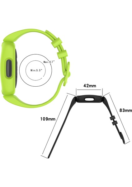 Fitbit Inspire 2 Silikon Yedek Kordonlu Saat İçin (Yurt Dışından) fiyatları