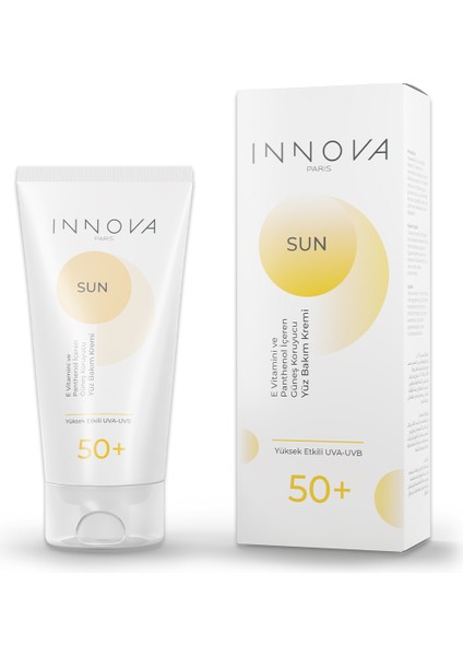 Paris E Vitamini ve Panthenol Içeren Güneş Koruyucu Losyon Spf+50 Yüksek Koruma 50 ml