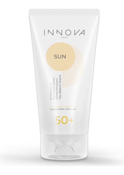 Paris E Vitamini ve Panthenol Içeren Güneş Koruyucu Losyon Spf+50 Yüksek Koruma 50 ml