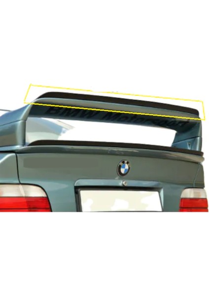 Bmw E36 Spoiler Üstü Çıta Cup Parlak Siyah (Plastik)