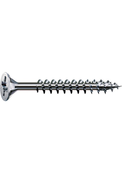 Sunta Vidası 5 x 80 mm 200 Adet Tam Dişli Havşa Başlı Wırox Kaplama