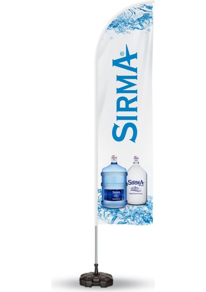 Sırma Su Reklam Yönlendirme ve Tanıtım Yelken Bayragı
