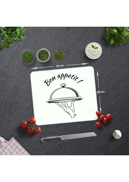 Cam Kesme Tahtası - Cam Kesme Tablası | Bon Appetit - Servis | 29cm x 34cm fiyatları