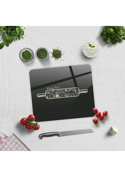 Cam Kesme Tahtası - Cam Kesme Tablası | Kitchen Tools - Mutfak Gereçleri | 29cm x 34cm