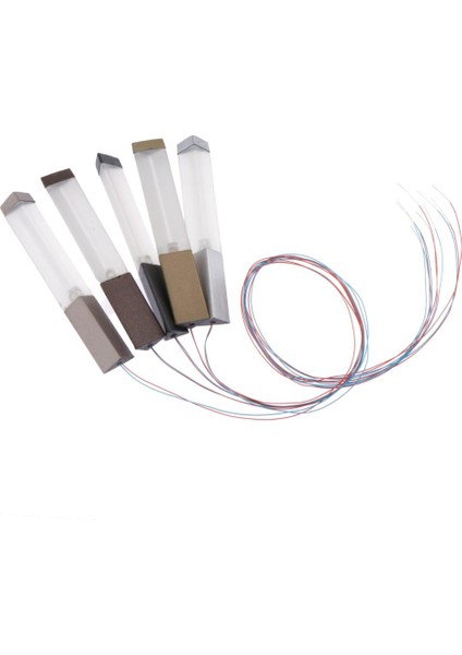 5 Adet Model Ho Ölçekli Demiryolu Tren 3 V Lamppost Sokak Işıkları 6.1 cm (Yurt Dışından)