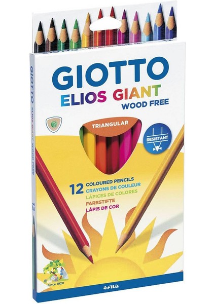 12'li Elios Giant Kuru Boya Kalemi 221500