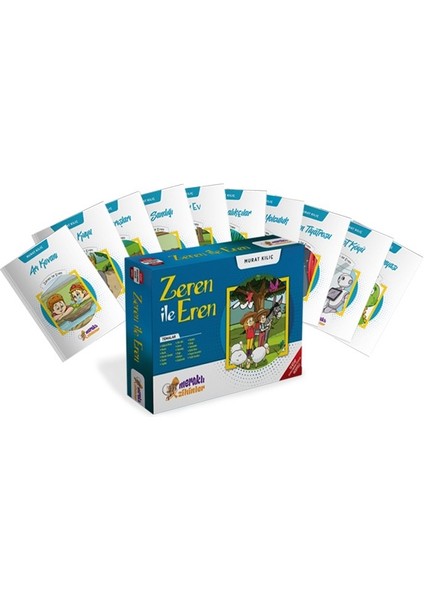 Zeren Ile Eren 1. Sınıf Hikaye Seti 10 Kitap - Murat Kılıç (Ciltli)