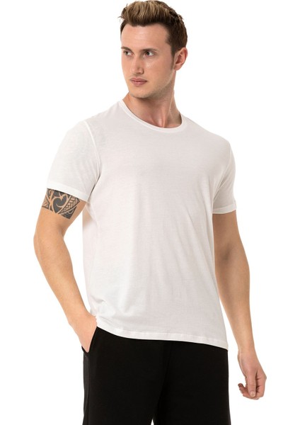 Bisiklet Yaka Basic Erkek Tshirt