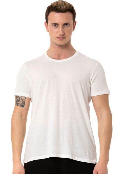 Bisiklet Yaka Basic Erkek Tshirt