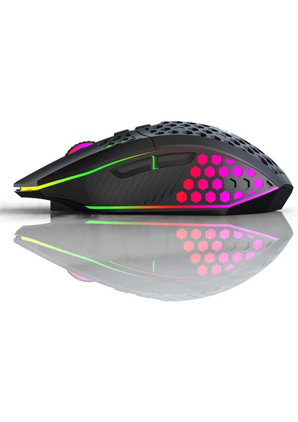 Şarj Edilebilir Kablosuz 8 Tuşlu Gaming Mouse