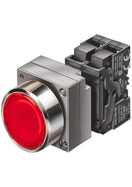 ,kırmızı Işıklı Stop Butonu 1NC,3SB3607-0AA21