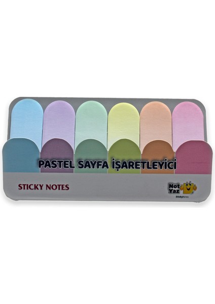 Pastel Renkli Kitap Sayfa Işaretleyici Ayraç 6 Renkli fırsatları