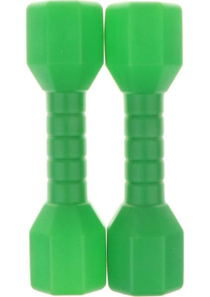 4 Adet Çocuklar Plastik Dambıllar Spor Egzersiz Oyuncaklar Yeşil ve Pembe (Yurt Dışından)