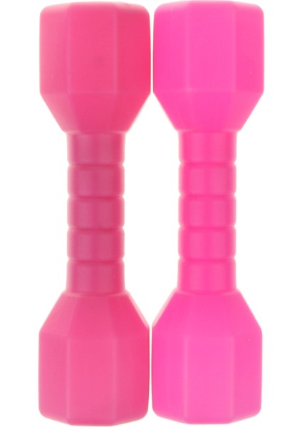 4 Adet Çocuklar Plastik Dambıllar Spor Egzersiz Oyuncaklar Yeşil ve Pembe (Yurt Dışından)