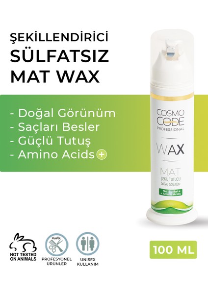 Sülfatsız Mat Wax