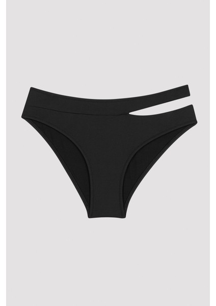 x Cornetto Siyah Lera Cut Bikini Altı