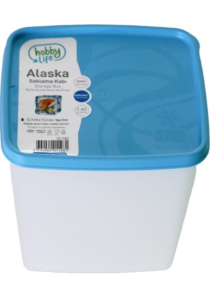 Alaska Nofrost Saklama Kabı 1,85 Litre Mavi fiyatları