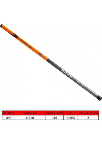 3024 Xperformance Pole Orange Göl Kamışı