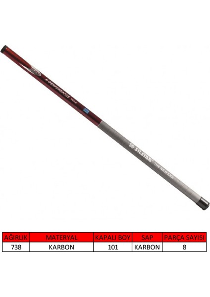 3010 Xperformance Pole Red Göl Kamışı