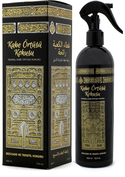 Kabe Örtüsü Kokusu Mescidi Aksa Kokusu Makamı Ibrahim Kokusu ve Medine Ravza Kokusu Sprey 400 Ml.