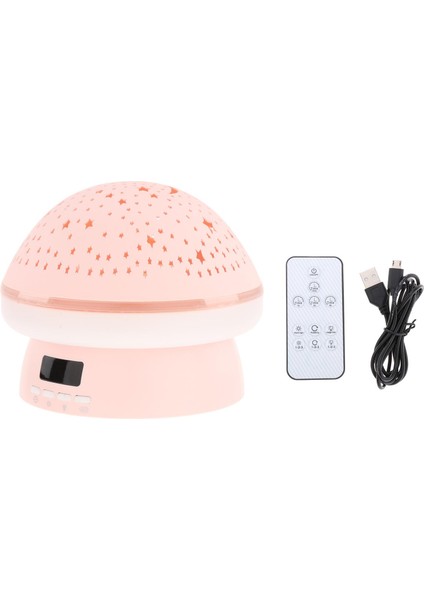 LED Galaxy Projektör Işık USB Yıldızlı Okyanus Projeksiyon Lambası Parti Odası Dekor Pembe (Yurt Dışından)
