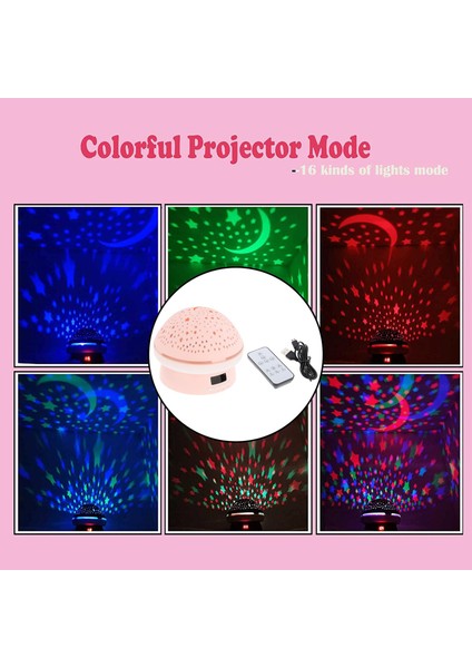 LED Galaxy Projektör Işık USB Yıldızlı Okyanus Projeksiyon Lambası Parti Odası Dekor Pembe (Yurt Dışından) modelleri