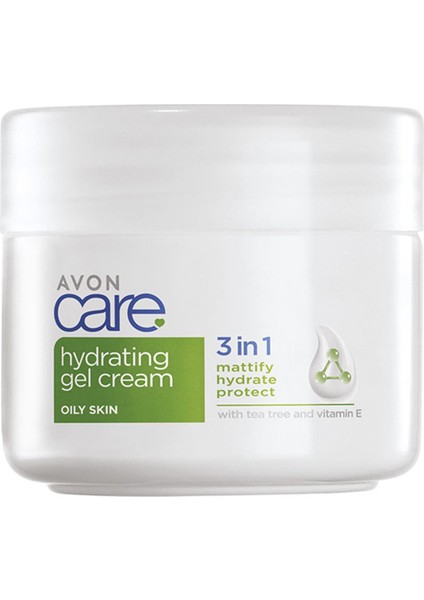 Care 3 In 1 Çay Ağacı ve E Vitaminli Nemlendirici Yağlı Ciltler Için Yüz Jeli 100 Ml.