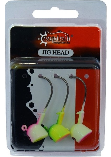 Jig Head Bastet 4&#039;LÜ Mix Set Kesik Kafa Jig Head